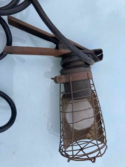 Photo of free Old lead lamp (Shelton Lock DE73) #2