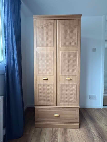 Photo of free Wardrobe and 2 bedside tables (Collect from Malpas) #1