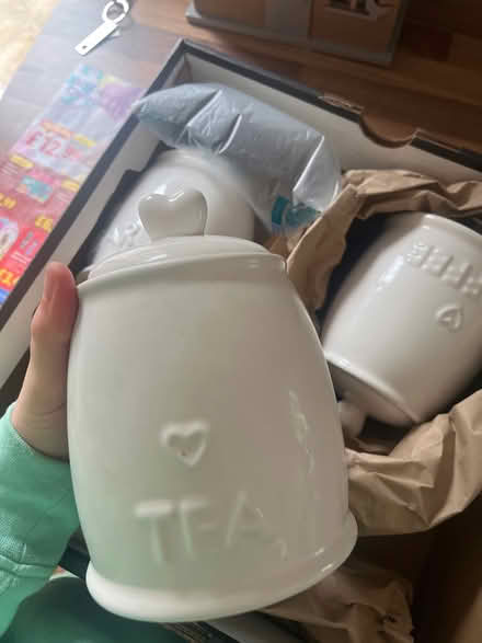 Photo of free Tea coffee sugar canisters (Stanway, CO3) #1