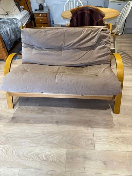 Photo of free Futon with cushion/mattress (Lewes BN8) #1