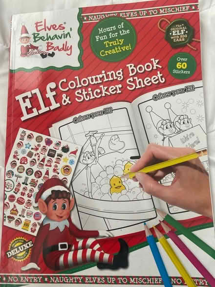 Photo of free Elf colouring and sticker book (ME8) #1