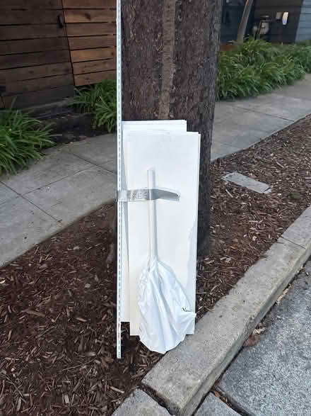Photo of free 7 shelves with brackets (1546 pearl st alameda ca) #1