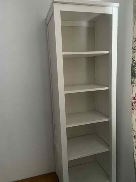 Photo of free Tall white Book Case (Bow Brickhill MK17) #1