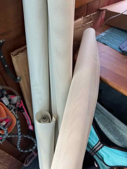 Photo of free Old Semi Sheer Roller Shades (Northwood - Hopatcong) #1