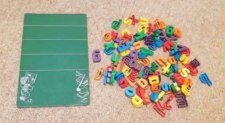 Photo of free Magnetic letters and metal board (Kettlesing Bottom HG3) #1