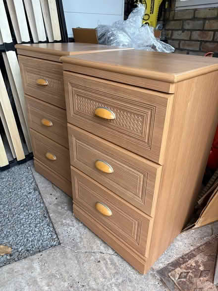 Photo of free Wardrobe and 2 bedside tables (Collect from Malpas) #3