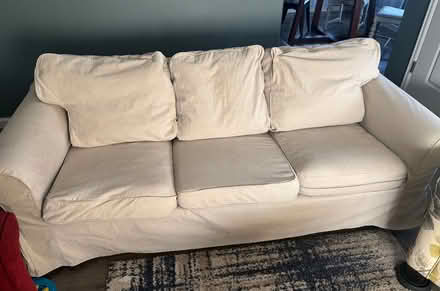 Photo of free 7 foot couch (Dayton triangle) #1