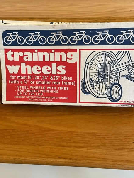 Photo of free Set of training wheels (Groton near Boutwell School) #2