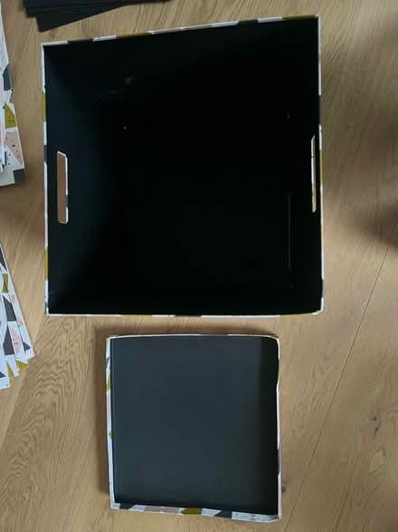 Photo of free Decorative Folded Storage Boxes x5 (Fulham Palace Rd W6) #2