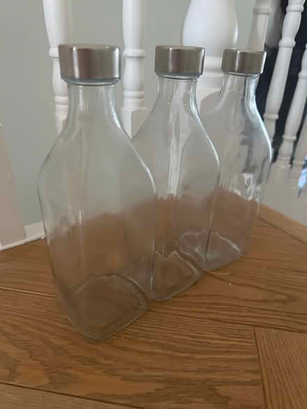Photo of free 3x 1 litre glass bottles (Kilburn) #1
