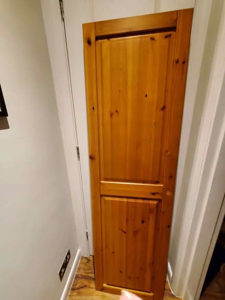 Photo of free 2 pine cupboard doors (Sandal WF2) #1