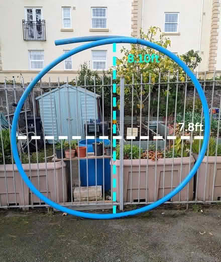 Photo of free Large blue pipe (PL4 Greenbank.) #2