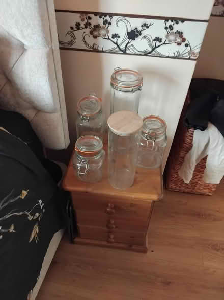 Photo of free Glass storage jars (Little Baddow CM3) #1