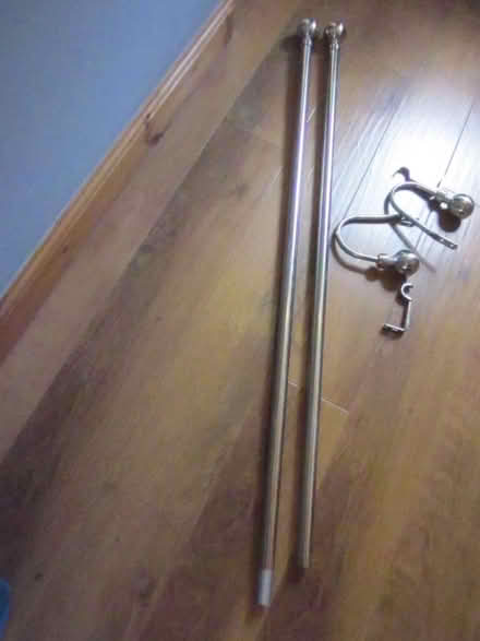 Photo of free chrome curtain rail (Loddon NR14) #1