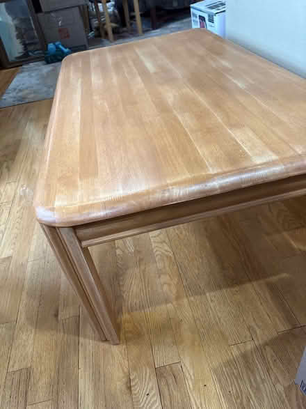 Photo of free Wood Coffee table (6th and Broadway) #1