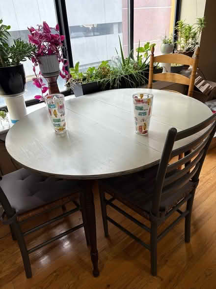 Photo of free Small dinette with 4 chairs (6th and Broadway) #1