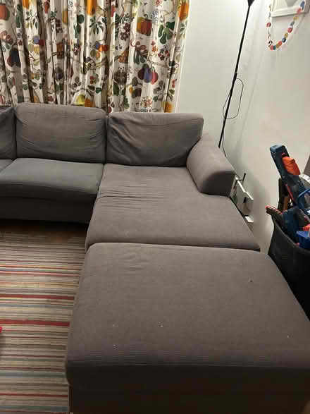 Photo of free Three seater sofa with ottoman (Churchill Square area BN1) #2