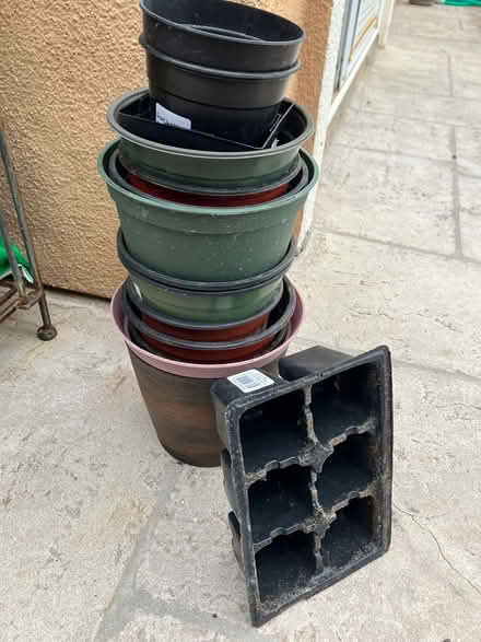 Photo of free Plastic pots (Morgan Hill) #1