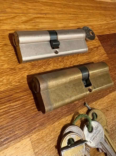 Photo of free 2 x two-sided barrel / cylinder locks (Comeytrowe District Ward TA1) #3