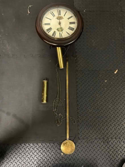 Photo of free Antique Wall Hanging Pendulum Clock (Monkstown BT37) #1