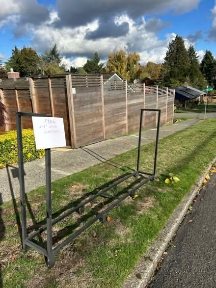 Photo of free Firewood stacking Rack (North Ballard) #1