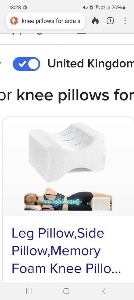 Photo of free Knee Pillow (North Tonbridge TN10) #1