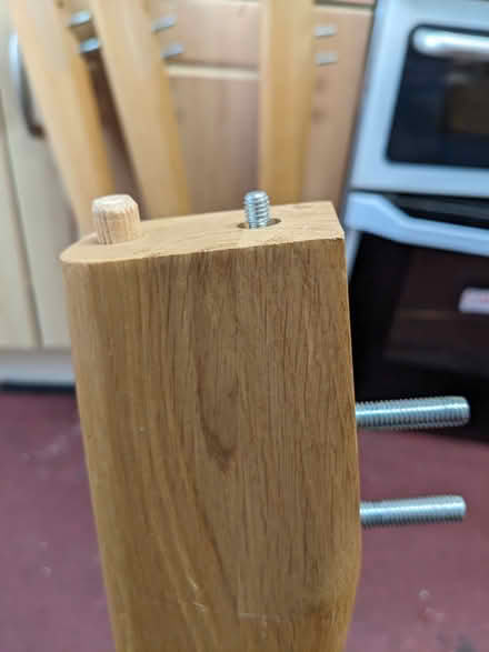 Photo of free Set of four table legs (PL4 Greenbank.) #4