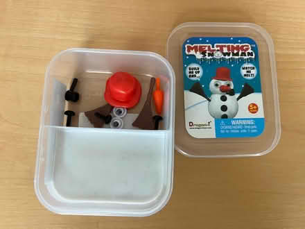 Photo of free Funny melting snowman putty toy (Walden - North Porter Square) #1