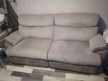 Photo of free Large 2 seater manual recliner (Wood Top BB4) #1