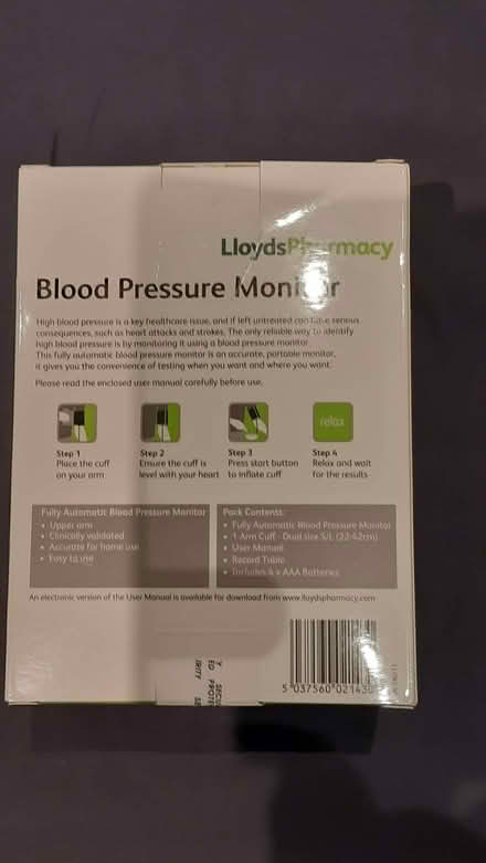 Photo of free Blood pressure monitor (Culcheth WA3) #2