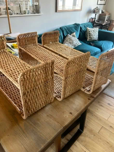 Photo of free Wicker shelves. Brand new (Acton/Askew Road) #4