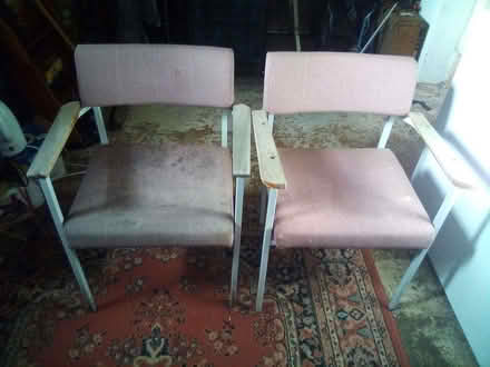 Photo of free Set of Vintage Square Tubular Steel Armchairs (Hoddesdon EN11) #1