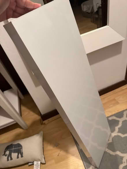 Photo of free White gloss floating shelf (Sl1) #1