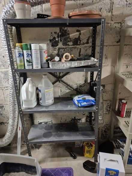 Photo of free Metal shelf unit (20817) #1
