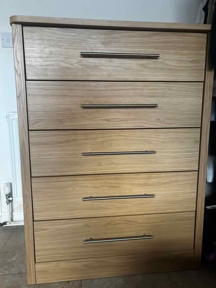Photo of free 5 drawer chest of drawers (Aylsham) #1