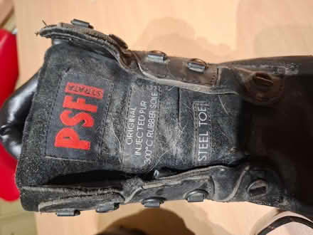 Photo of free Steel toecapped work boots. Size 7 (Threemilestone Truro) #4