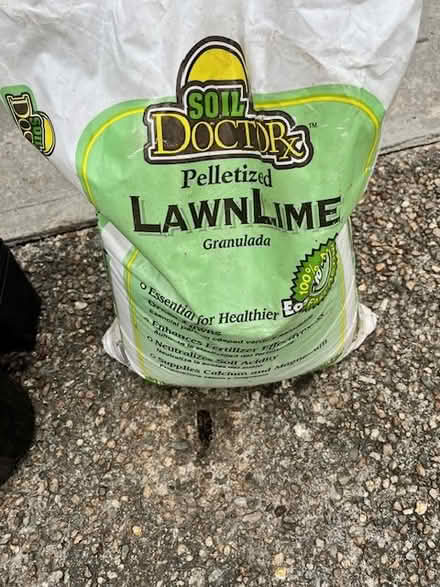 Photo of free ALmost Full Bag of Lawn Lime (west of Watertown Square) #1