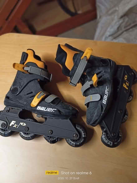 Photo of free Bauer inline skates UK size 4 - see details (Fords Farm RG31) #1