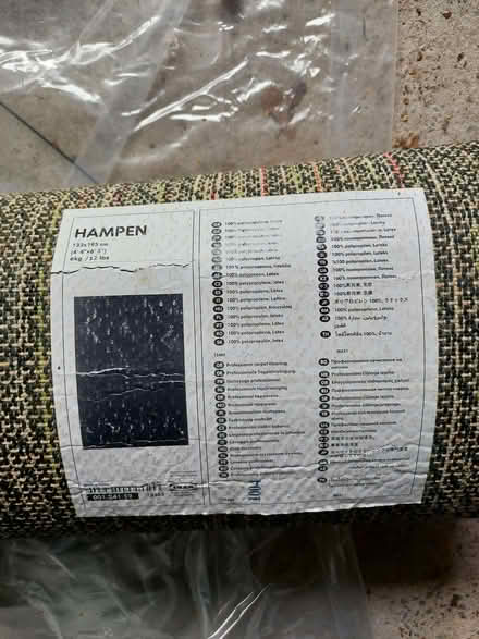 Photo of free Large Black IKEA Rug (Morley Green SK9) #2