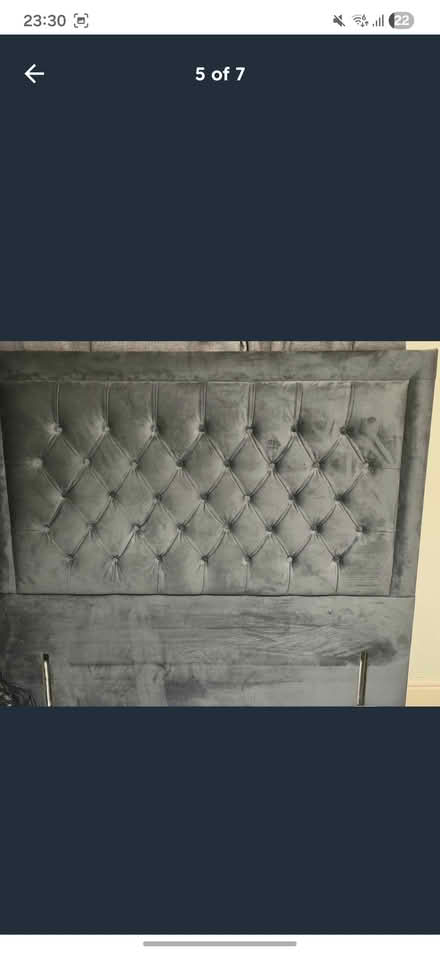 Photo of free Double Bed Chesterfield Headboard (Ilford IG1) #2
