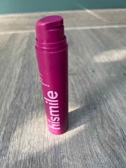 Photo of free Hismile Cherry Toothpaste. About half left. (Southsea PO4) #1