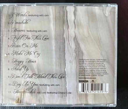 Photo of free Cheryl Cole CD (Westbury Wilts BA13) #2