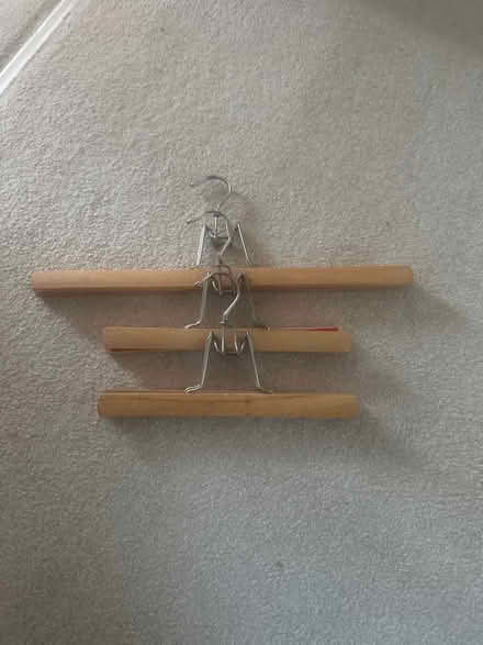 Photo of free Wooden hangers (Hanworth Park, TW13) #1