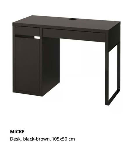 Photo of free IKEA black desk (Nw31tj) #1