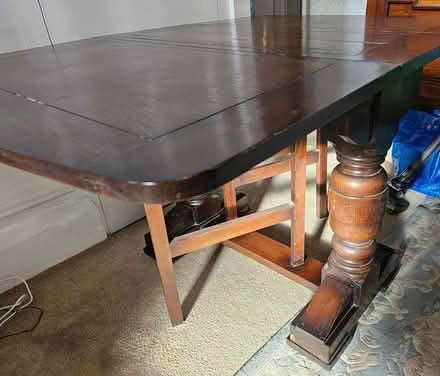 Photo of free Antique Solid Wood Drop Leaf Table (Ecclesall S11) #1