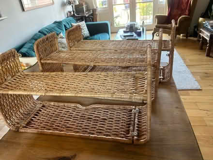 Photo of free Wicker shelves. Brand new (Acton/Askew Road) #2