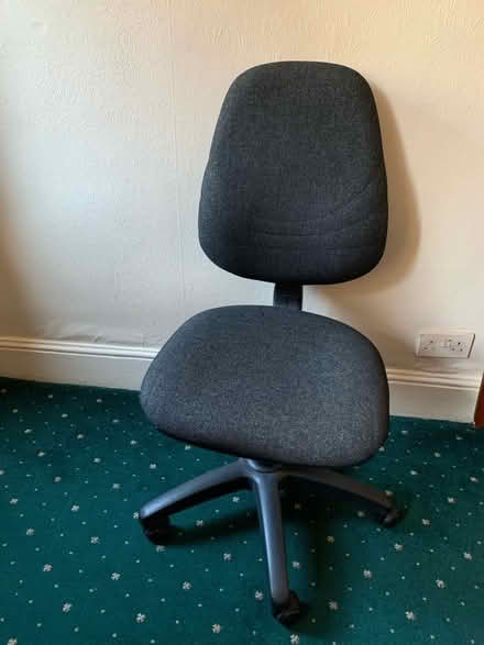 Photo of free Dark grey office chair (Freehold LA1) #1