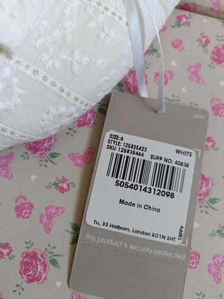 Photo of free New white slippers size 6 (Redhill RH1) #3