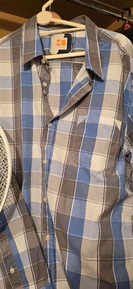 Photo of free 'Boss Orange' blue grey white check (Great Moor SK7) #1