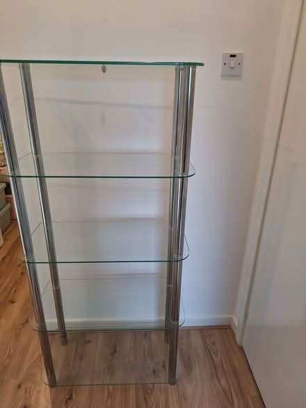 Photo of free Glass and chrome shelves (Heaton Moor SK4) #1